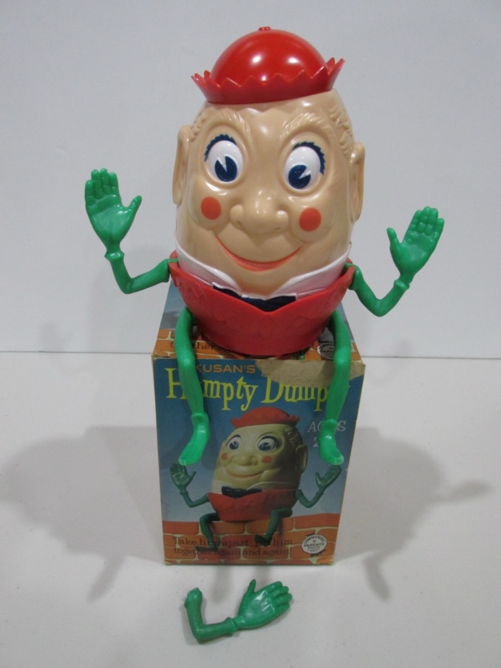Vintage Kusan Humpty Dumpty Nursery Rhyme Puzzle in Original Box